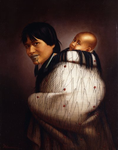 Ana Rupene e Criança, de Gottfried Lindauer