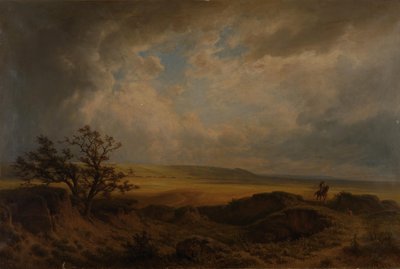 Campo de batalha perto de Kolín de Gottfried Seelos