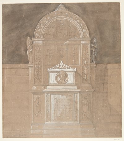 Epitáfio para o Barão C. F. von Rumohr 1845 de Gottfried Semper