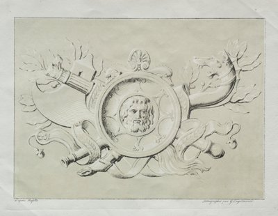 Imprimir cópias litográficas: A trophee, c. 1816. de Gottfried or Godefroy Engelmann