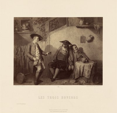 "Os Três Bebedores" de L. Somers de Goupil and Cie.