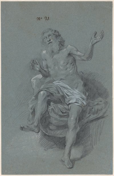 Velho sentado de Govert Flinck (attributed to)