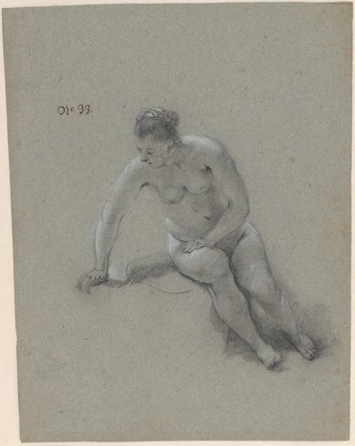 Mulher sentada de Govert Flinck (attributed to)