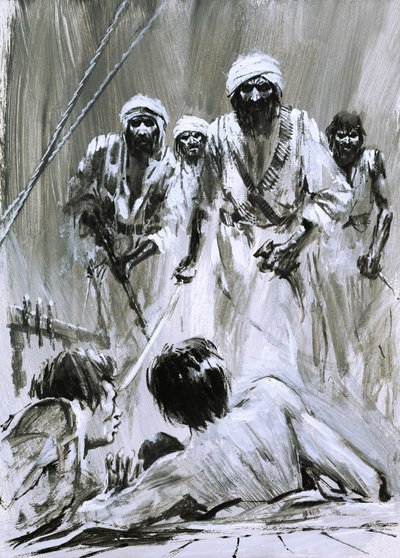 Em 1931, um americano chamado William Robinson foi raptado por piratas de Graham Coton
