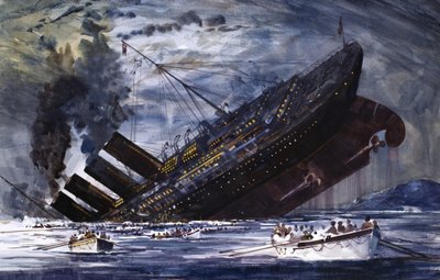 O naufrágio do Titanic de Graham Coton