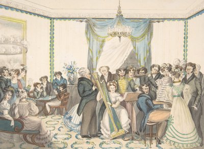 Um concerto, 1820-30. de Granddaughters of Dr. Samuel Parr.