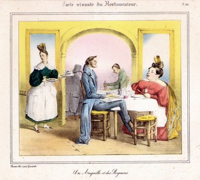 O Cartão de Vida do Restaurante: uma enguia e rins de Grandville