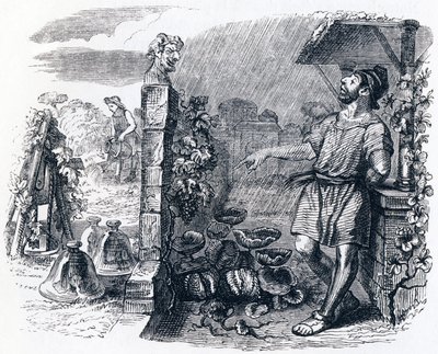 Júpiter e o Metayer - Fábulas de La Fontaine de Grandville