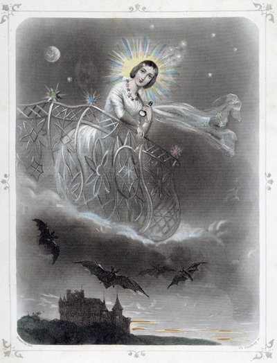 Estrelas: Mulher representando "The Evening Star" - por Grandville de Grandville