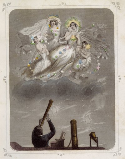 Estrelas: Mulheres representando "The Nebulae" - por Grandville de Grandville