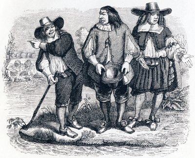 A mulher afogada (La femme noyee) - Fábulas de La Fontaine de Grandville
