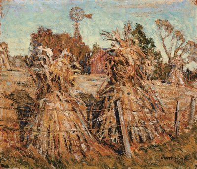 O campo de milho de Grant Wood
