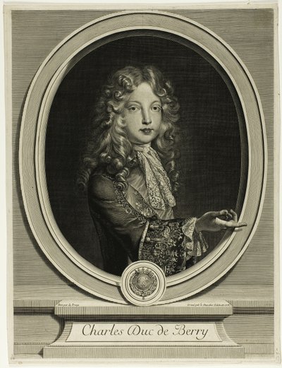 Charles Duc de Berry de Gérard Edelinck