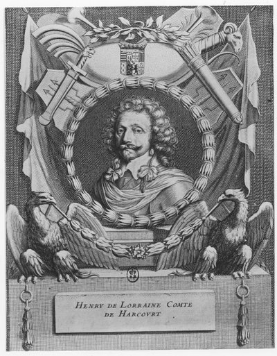 Henri de Lorraine, conde de Harcourt de Gérard Edelinck