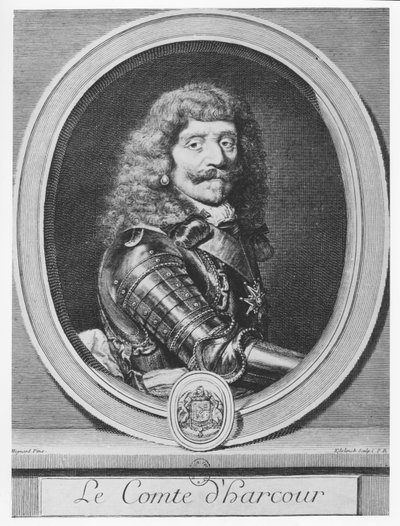 Henri de Lorraine, conde de Harcourt de Gérard Edelinck