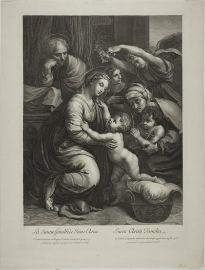 Sagrada Família de Jesus Cristo de Gérard Edelinck
