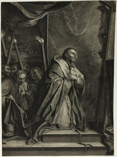 São Carlos Borromeu de Gérard Edelinck