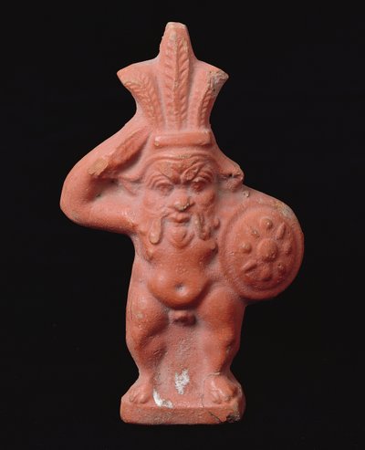 Estatueta do deus egípcio da casa Bes de Greco Roman