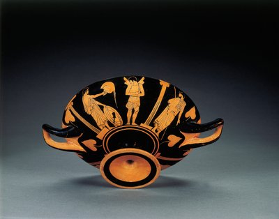 Quilix de figura vermelha ática, c.470 AC de Greek
