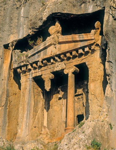 Túmulo da rocha Lícia de Greek School