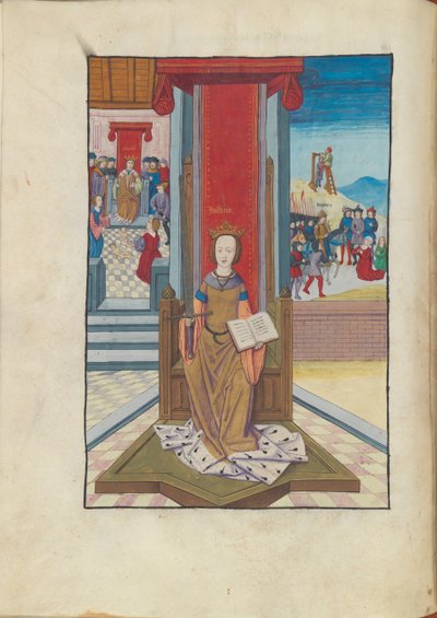 Justiça Justiça de Margaret Philosophical, século XVI. de Gregor, Reisch