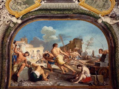 Fundação de Pesaro, detalhe de Gregorio Lazzarini