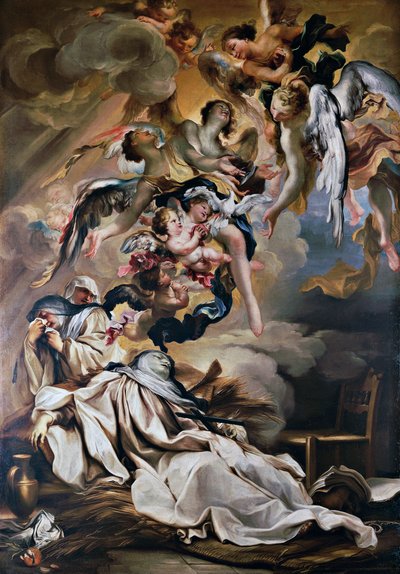 Morte de Santa Escolástica, de Gregorio de