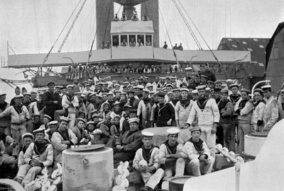 Na previsão do HMS Royal Sovereign, 1895 de Gregory and Co