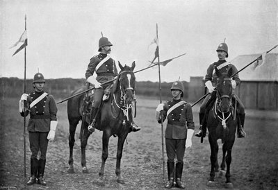 Tropas da Cavalaria do Sul da Austrália, 1896 de Gregory and Co