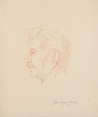 Retrato de Franz Barwig, o Ancião de Grete Wagner Barwig