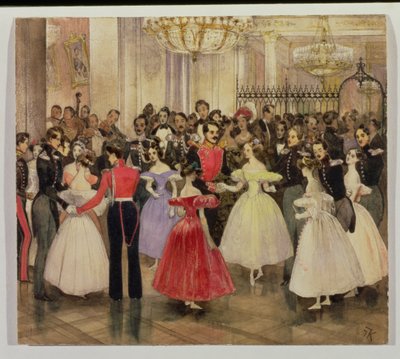 Baile da Princesa Baryatinskaya de Grigori Grigorevich Gagarin