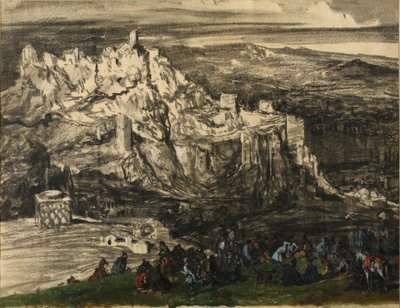 Vista de Tiflis, década de 1840 de Grigori Grigorevich Gagarin