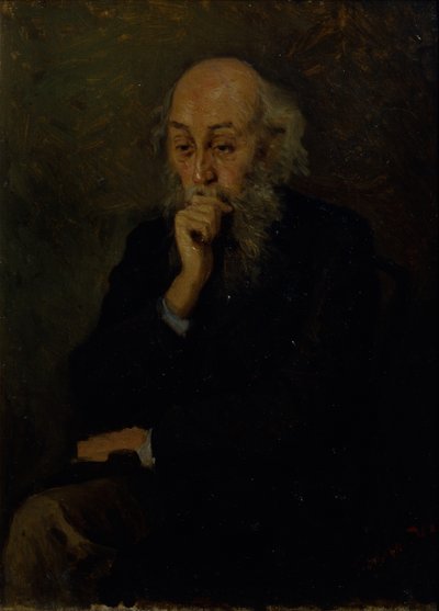 Retrato do artista Nikolai Ge 1831-1894 de Grigori Grigoryevich Myasoedov