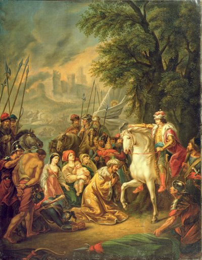 Czar Ivan IV (1530-84) Conquistando Kazan em 1552 de Grigoriy Ivanovich Ugryumov