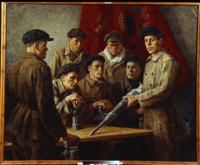Brigada Stakhanov - movimento stakhanovita de Grigory Grigorievich Ryazhsky