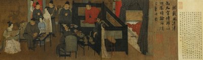 Noite Revels de Han Xizai de Gu Hongzhong