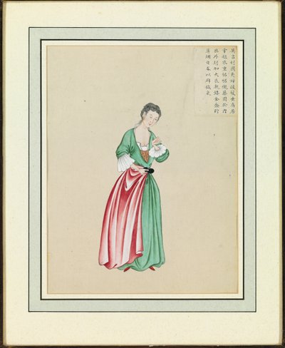 Retrato de um estrangeiro, c.1765 de Guanpeng Ding