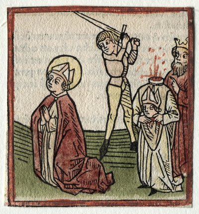 Sts. Teonesto e Albano; ou São Luís. Pancrace de Günther Zainer