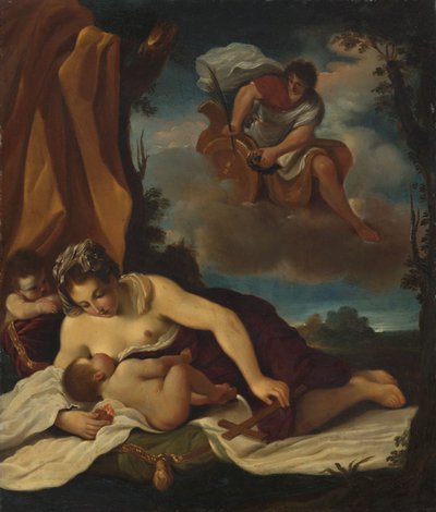 Caritas de Guercino (1591-1666)