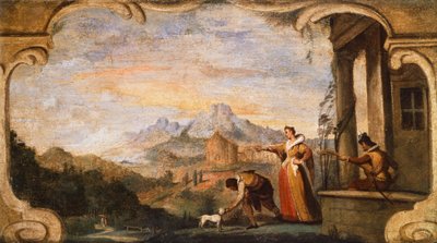 Retorno de Ulisses, de Giovanni Francesco Barbieri, conhecido como Guercino (1591-1666). de Guercino