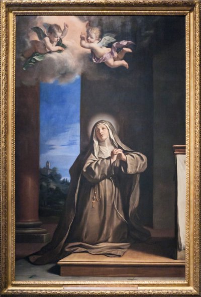 Santa Maria Madalena Penitente (óleo sobre tela) de Guercino (1591 1666)