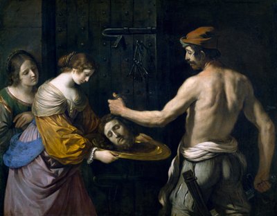 Salomé recebe o chefe de São João Baptista de Guercino (1591 1666)