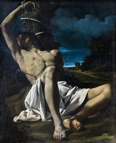 San Sebastiano, c.1619 (óleo sobre tela) de Guercino (1591 1666)