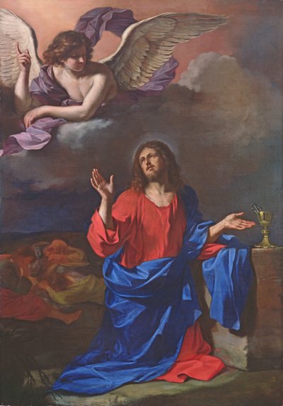 A Agonia no Jardim (óleo sobre tela) de Guercino (1591 1666)