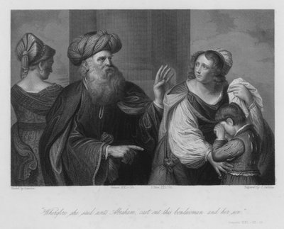 "Lança fora esta escrava e seu filho", Gênesis XXI de Guercino