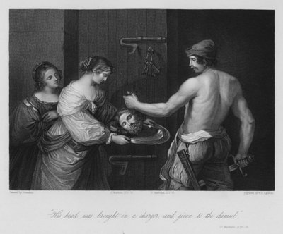 Morte de João Batista, São Mateus XIV de Guercino