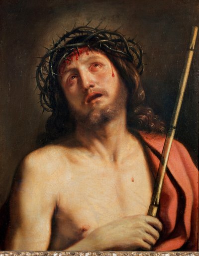 Ecce Homo Pintura de Giovanni Francesco Barbieri Guerchin dit Il Guercino (1591-1666) 1618 ao redor de Roma, Galleria Corsini de Guercino