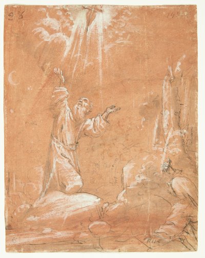 Estigmatização de São Francisco de Assis de Guercino