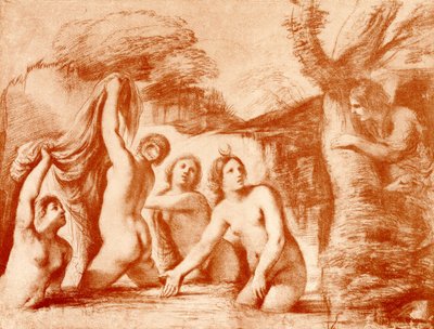 Diana e Actaeon de Guercino