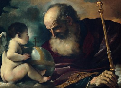 Deus Pai e Anjo, 1620 de Guercino